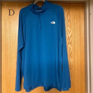 The North Face Wander Quarter Zip Thin Blue XXL